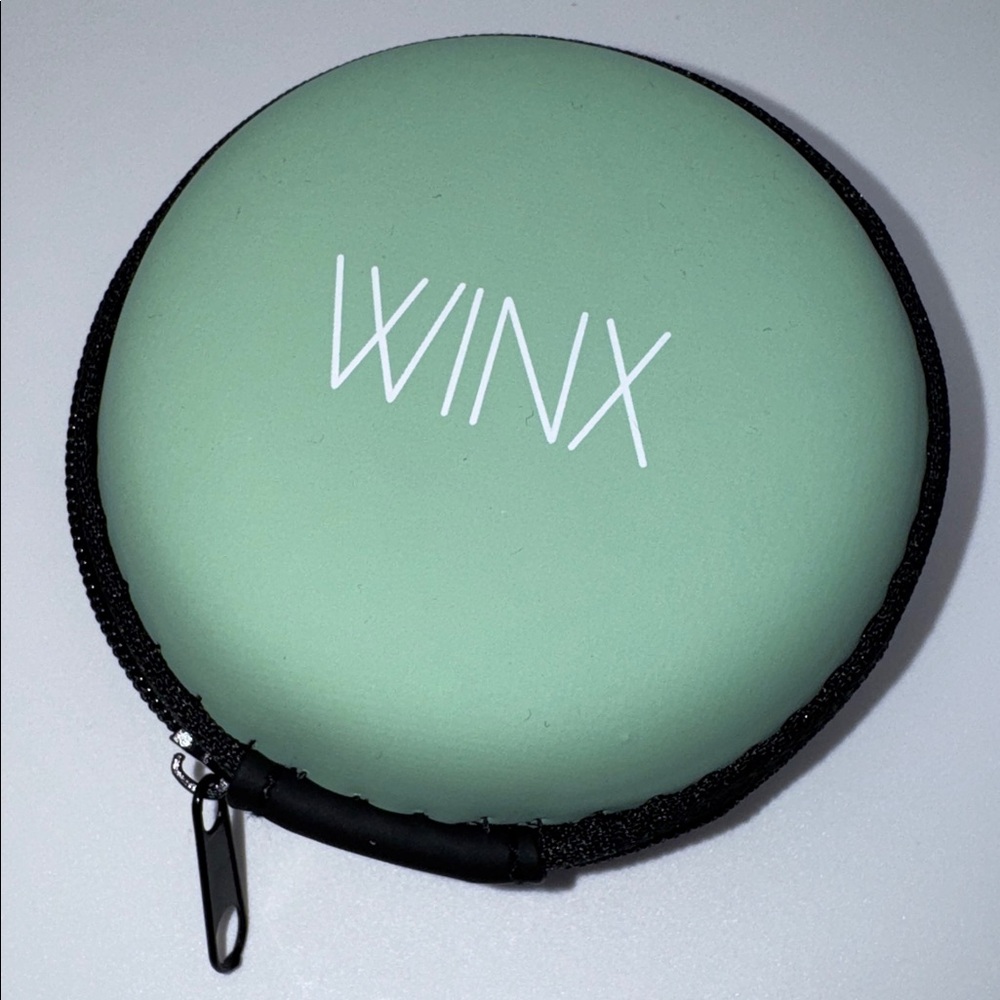 Winx Earbud AirPod Tech Zipper Organizer Round Case Pouch